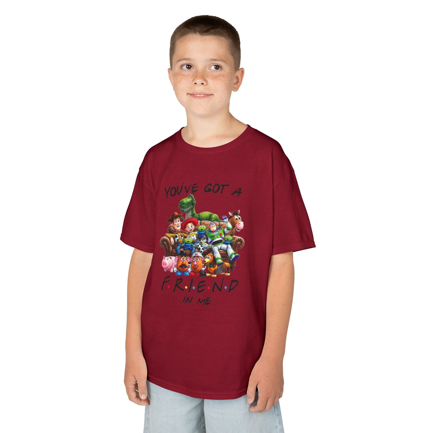 "You’ve Got a Friend in Me" Toy Character Kid Crew Tee
