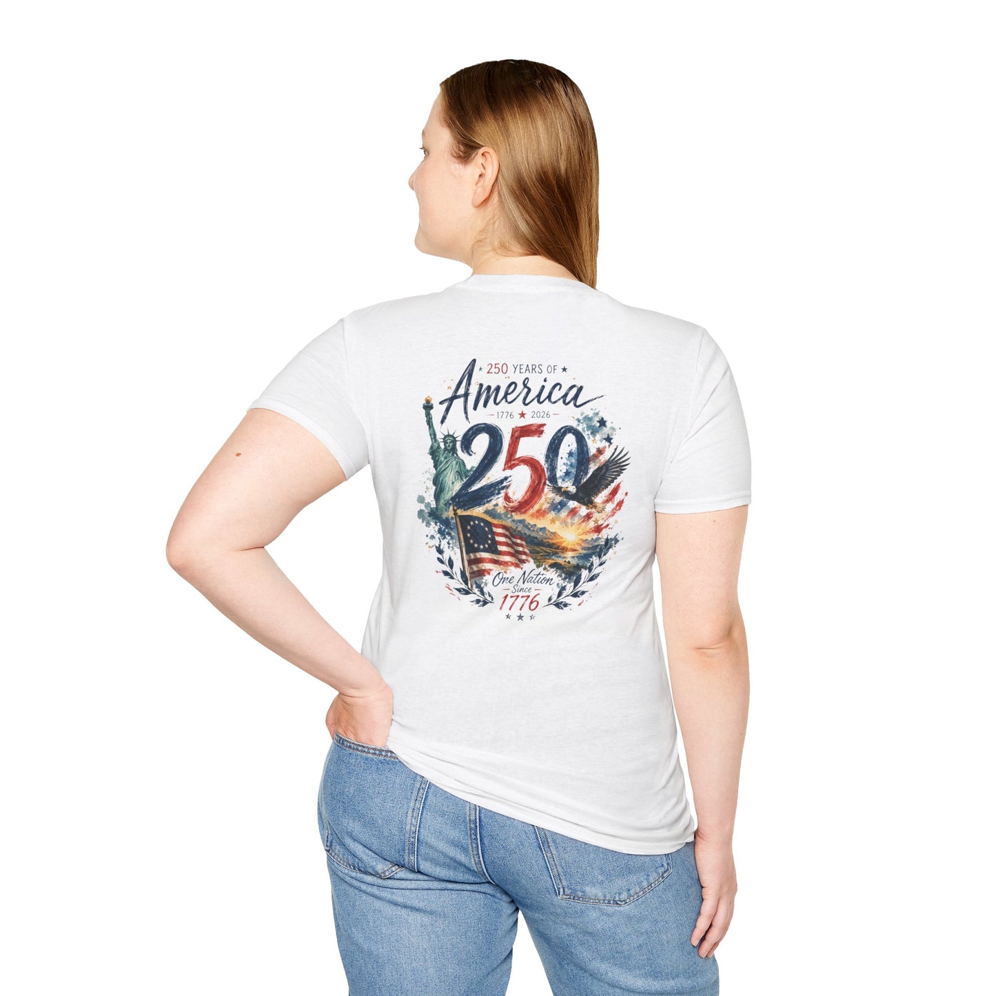 250th 4th of July T-Shirt — Independence Day Celebration Tee
