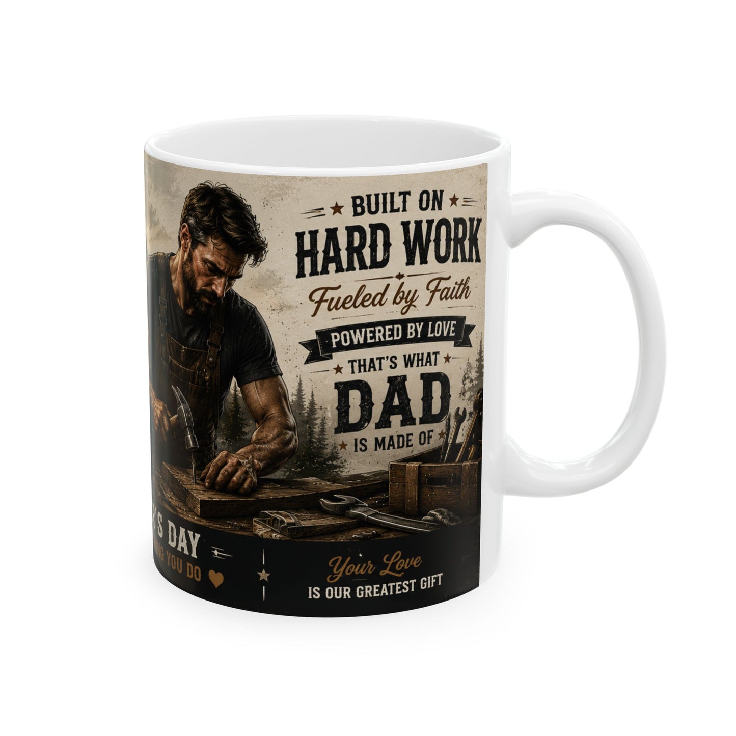 Father’s Day Ceramic Mug — Thank You for Everything (11oz/15oz)
