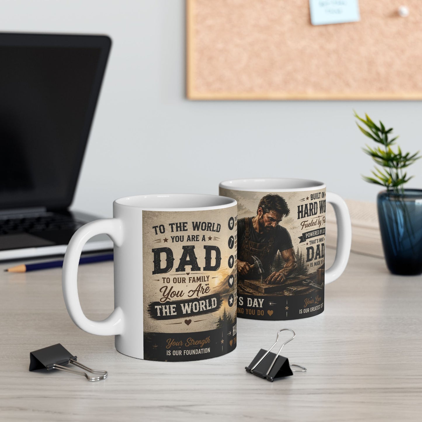 Father’s Day Ceramic Mug — Thank You for Everything (11oz/15oz)