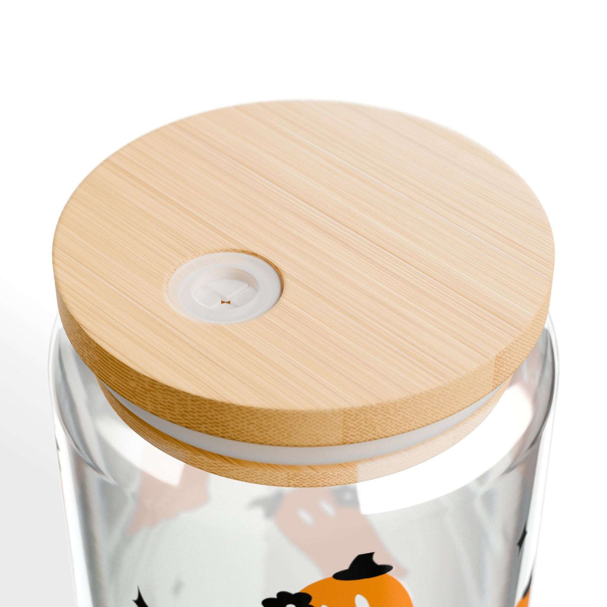 Ghosts 16oz Tumbler — Cute Boo Halloween Drinking Jar with Straw