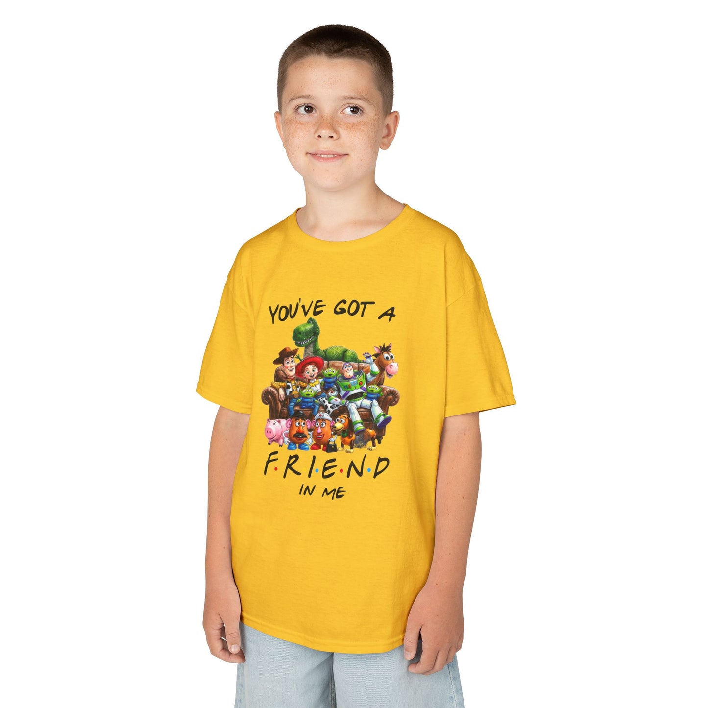 "You’ve Got a Friend in Me" Toy Character Kid Crew Tee