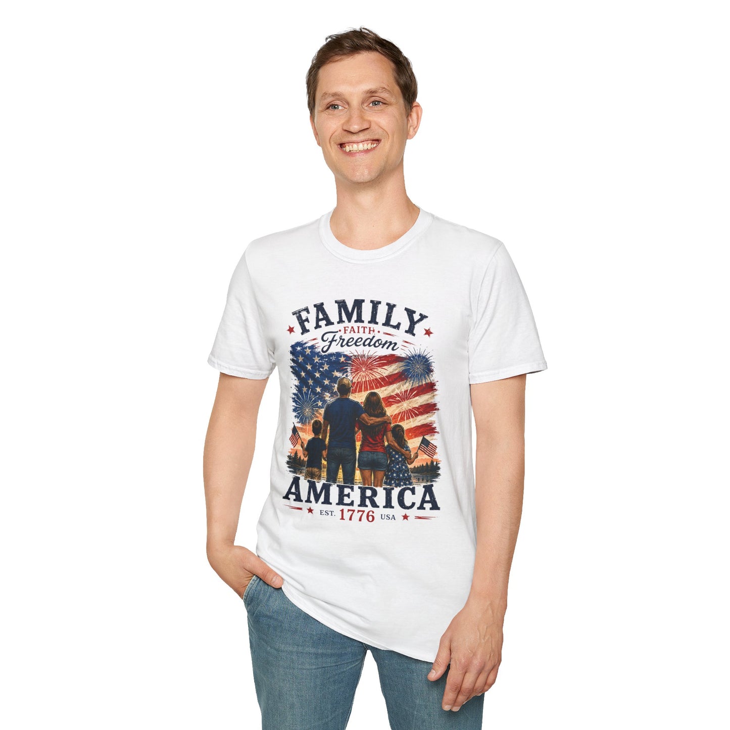 Family • Faith • Freedom 4th of July T-Shirt