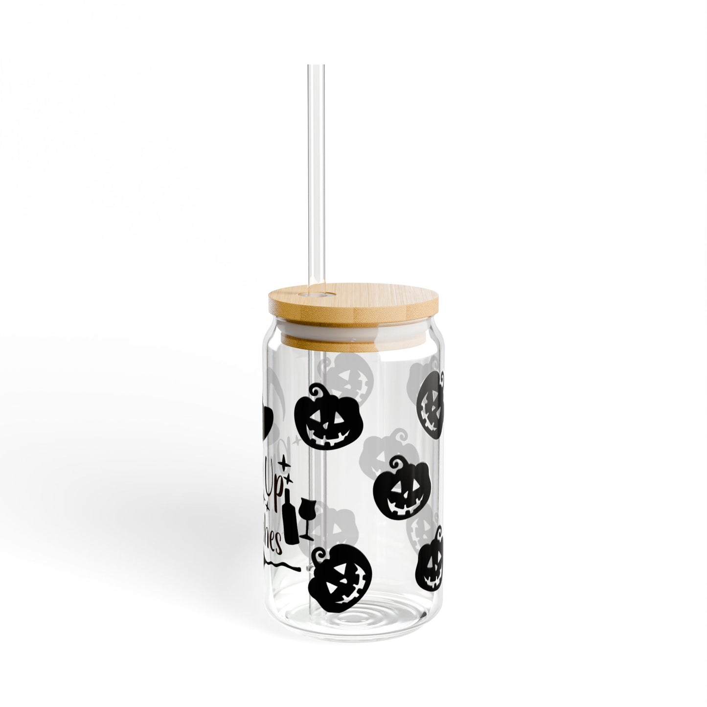 'Drink Up Witches' Halloween Witch & Jack-O'-Lantern Tumbler (16 oz)