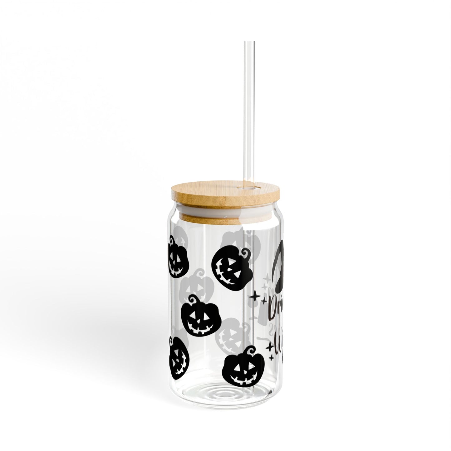 'Drink Up Witches' Halloween Witch & Jack-O'-Lantern Tumbler (16 oz)