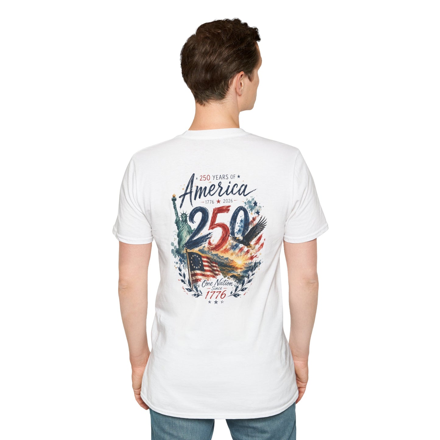 250th 4th of July T-Shirt — Independence Day Celebration Tee