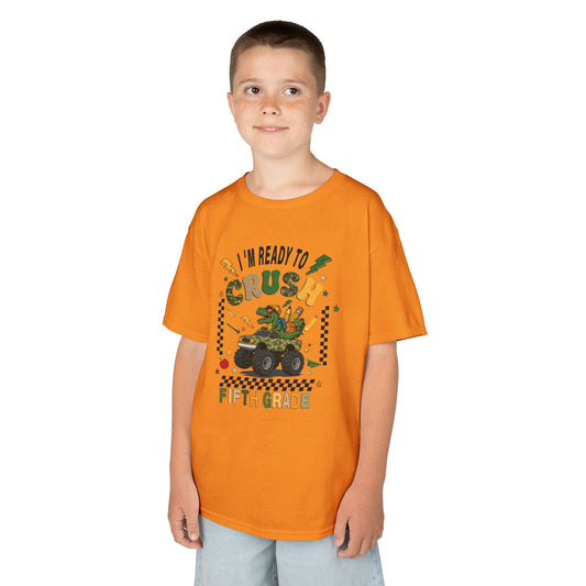 Kids 'I'm Ready to Crush Fifth Grade' T-Shirt — Back-to-School Monster Truck Tee