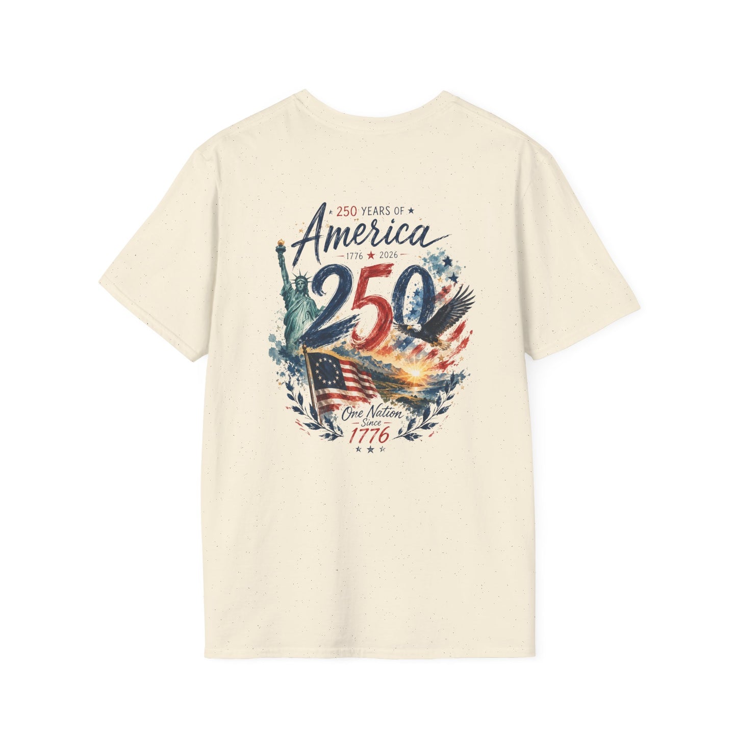 250th 4th of July T-Shirt — Independence Day Celebration Tee