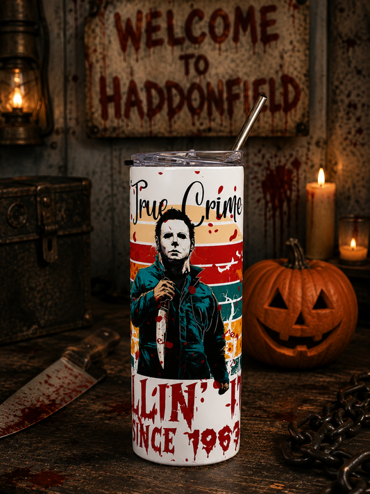 “True Crime” Halloween Michael Myers 20oz Insulated Cup