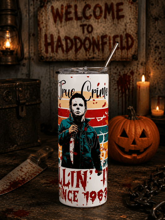 “True Crime” Halloween Michael Myers 20oz Insulated Cup