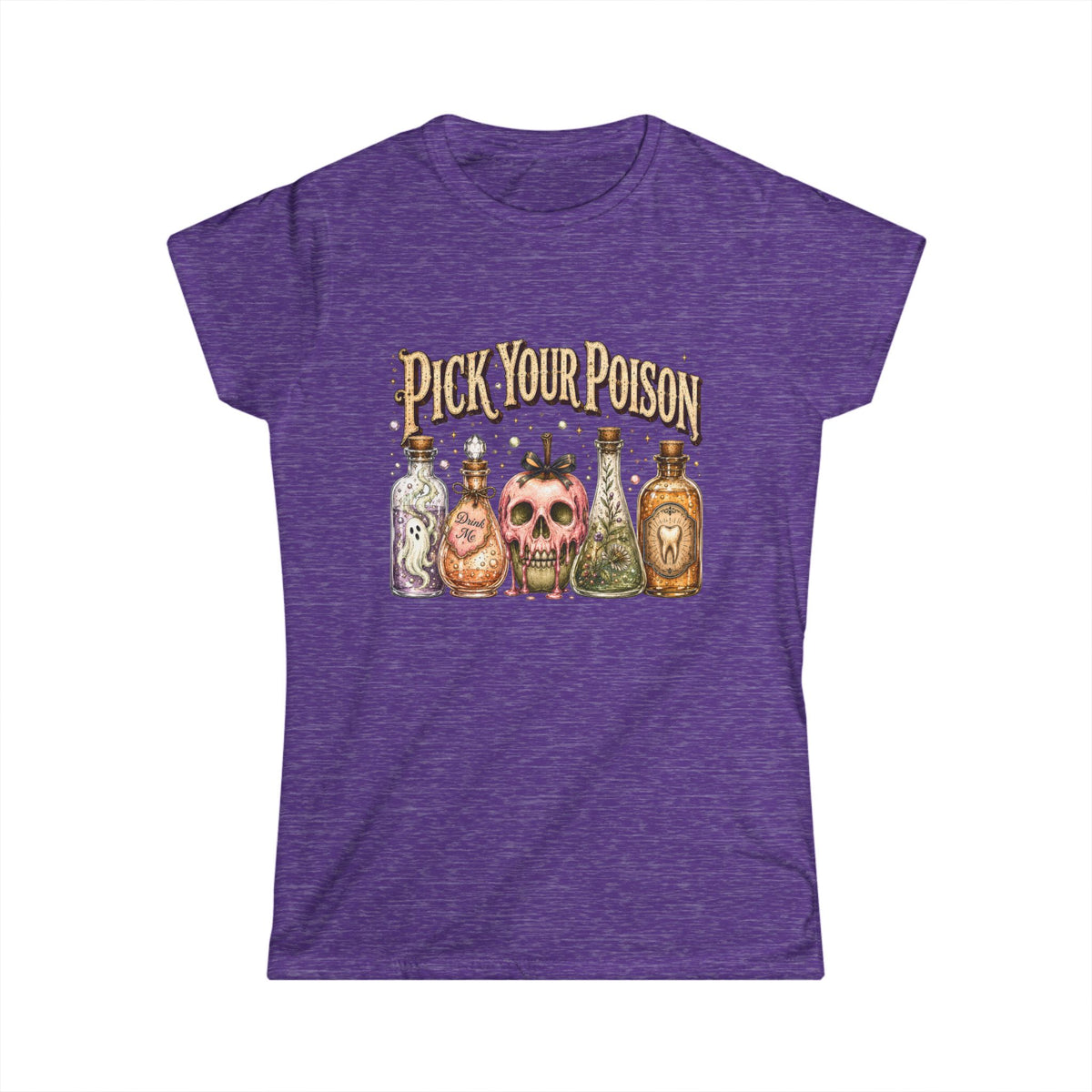 Pick Your Poison Women's Halloween Tee — Playful Spooky Shirt