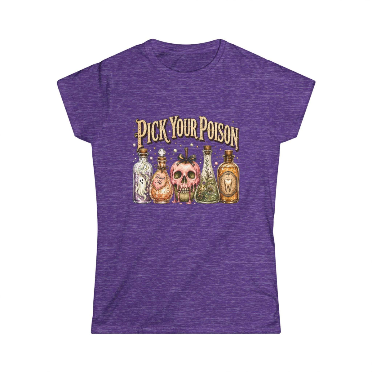 Pick Your Poison Women's Halloween Tee — Playful Spooky Shirt