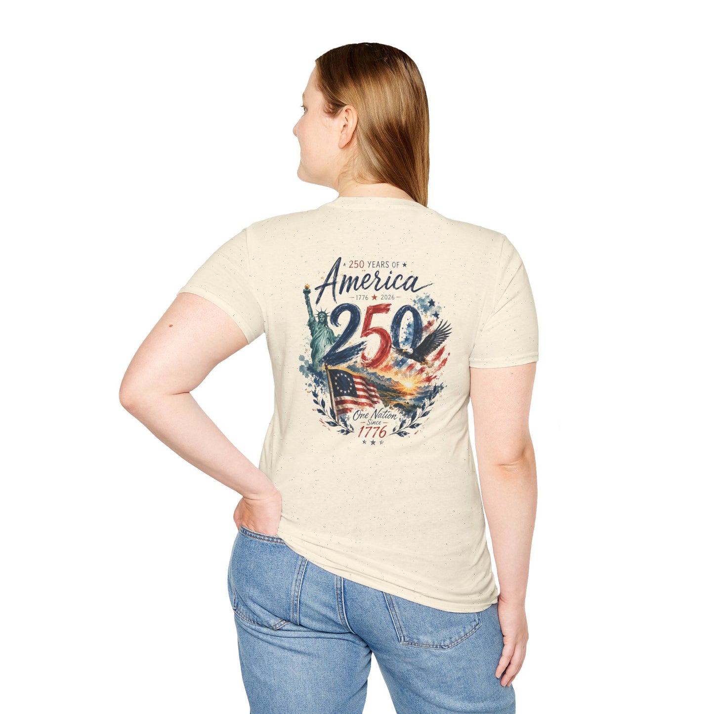 250th 4th of July T-Shirt — Independence Day Celebration Tee